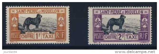 SAINT PIERRE ET MIQUELON       N°  29   /   30 - Unused Stamps