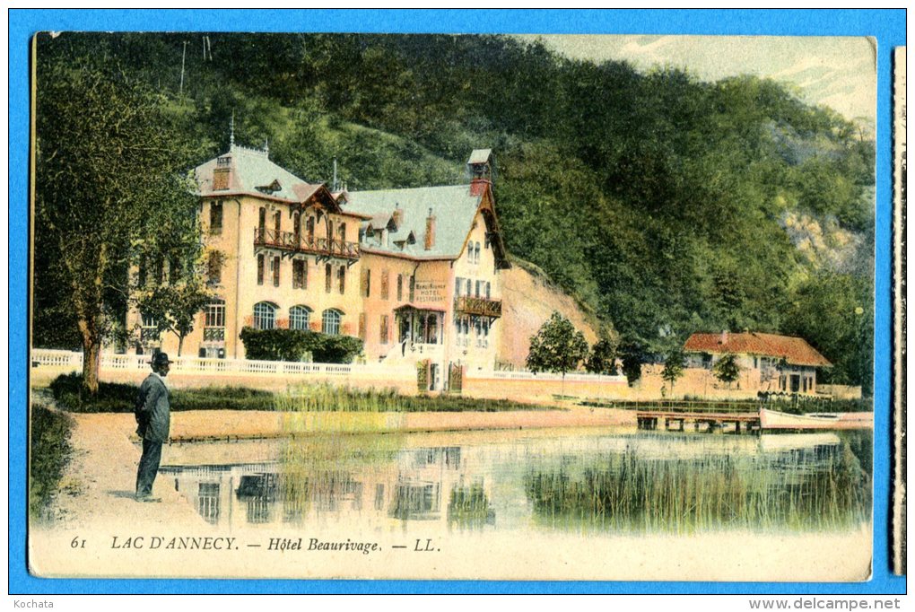 LIP192, Lac D'Annecy, Hôtel Beaurivage, Animée,non Circulée - Annecy