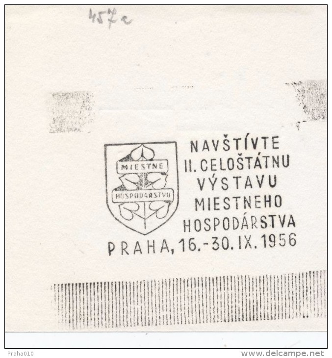 J1440 - Czechoslovakia (1945-79) Control Imprint Stamp Machine (R!): Visit Nationwide Exhibition Of Local Economy (SK) - Proofs & Reprints