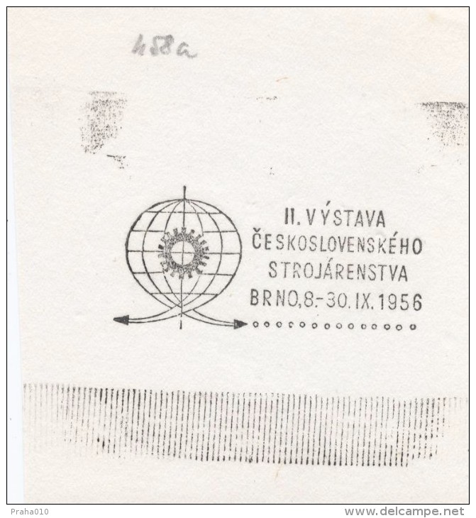 J1448 - Czechoslovakia (1945-79) Control Imprint Stamp Machine (R!): II. Exhibition Of Czechoslovak Engineering (SK) - Proofs & Reprints
