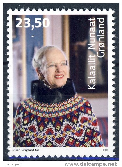 #Greenland 2015. The Queen 75 Years Birthday. MNH(**) - Neufs