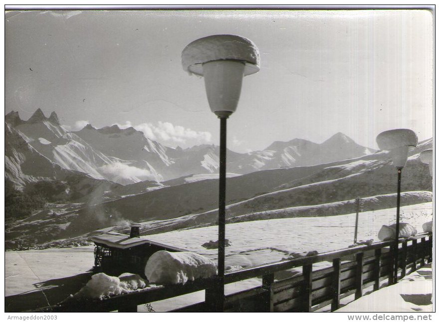 V37 / DPT 73 CPSM DENTELLE 1960 LA TOUSSUIRE LE DAHU CHALET DE PTT  VOYAGEE VOIR DOS - Autres & Non Classés