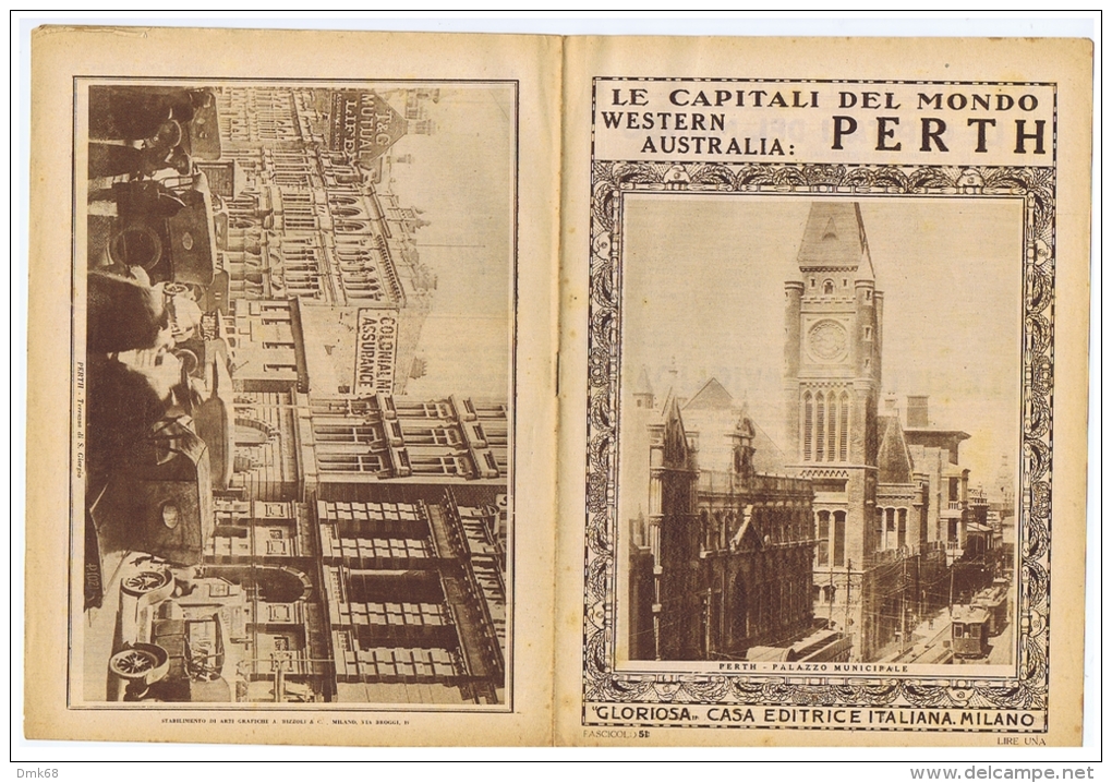 WESTERN AUSTRALIA - PERTH - ILLUSTRATED MAGAZINE 1930s - 16 PAGES - RARE - Magazines & Catalogs