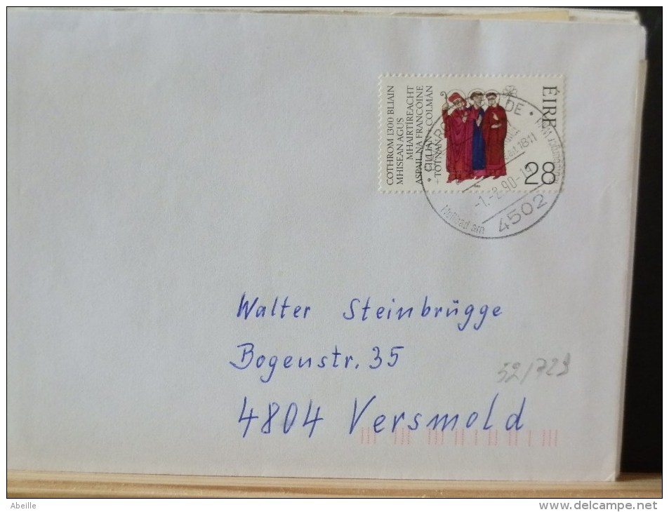 52/729  LETTRE   EIRE  1990 - Briefe U. Dokumente