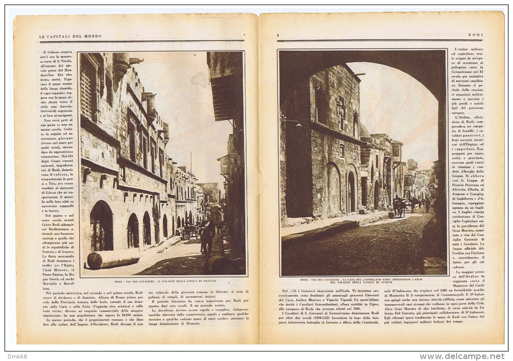 GREECE - RHODES - RODI - ILLUSTRATED MAGAZINE 1930s - 16 PAGES - RARE - Magazines & Catalogs