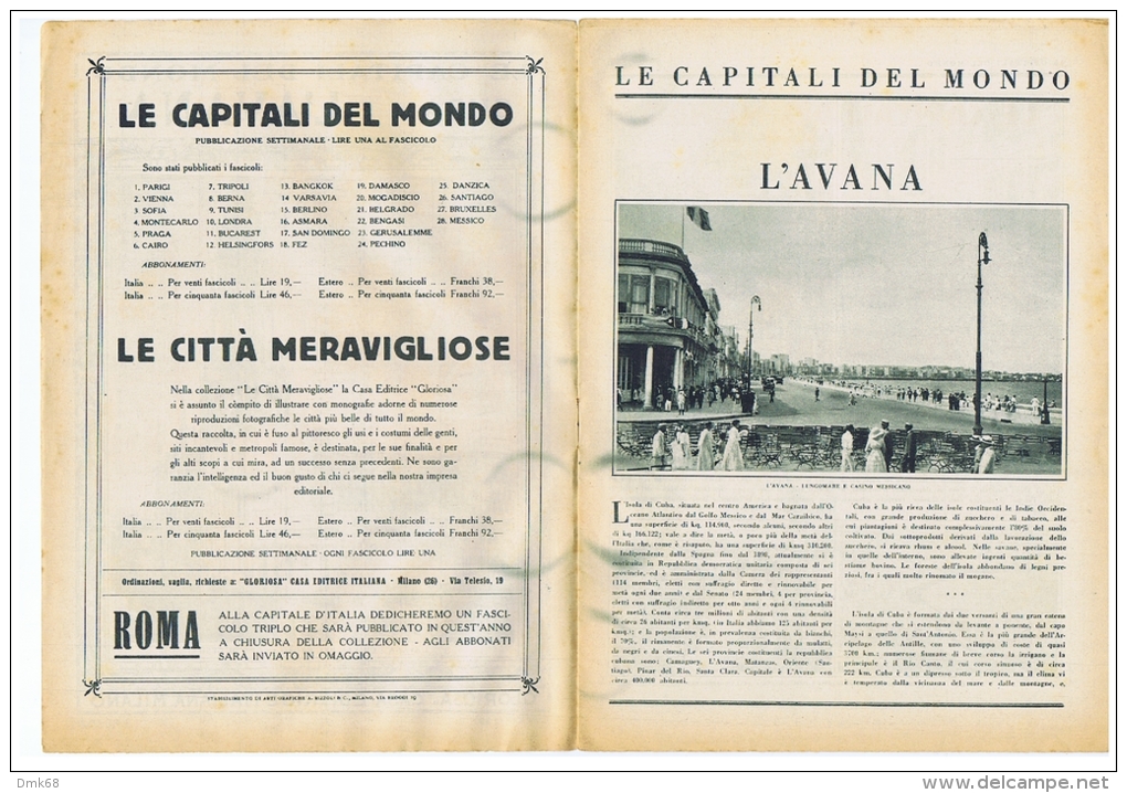 CUBA - HAVANA - ILLUSTRATED MAGAZINE 1930s - 16 PAGES - RARE - Magazines & Catalogs