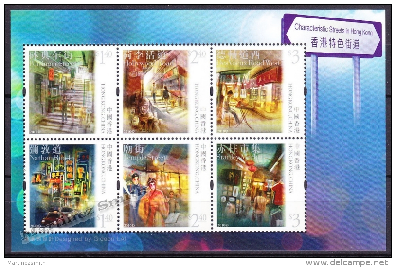 Hong Kong 2010 Yvert BF 196, Streets In Hong Kong - Miniature Sheet - MNH - Neufs