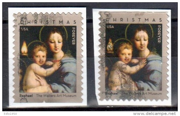 United States 2011 Madonna Of The Candelabra Sc # 4570 - Mi 4768 BD - Used - Used Stamps