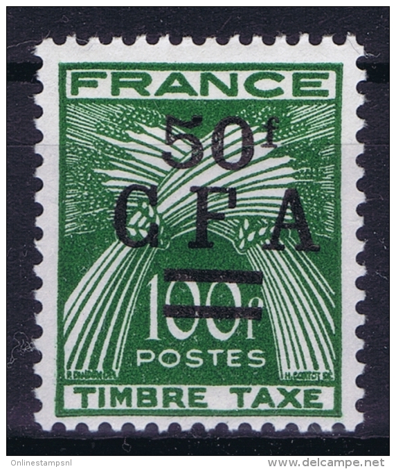 Reunion: Yv Nr Tax 44   MNH/** - Timbres-taxe