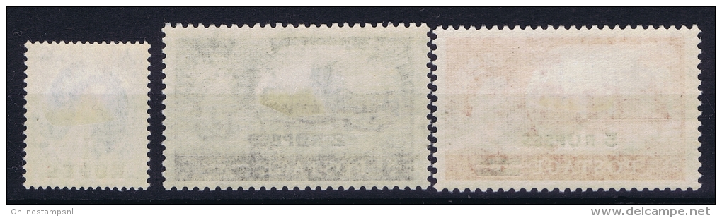Oman British Postal Agencies , 1960 SG. 91-93, Mi 92 - 94 MH/* - Omán