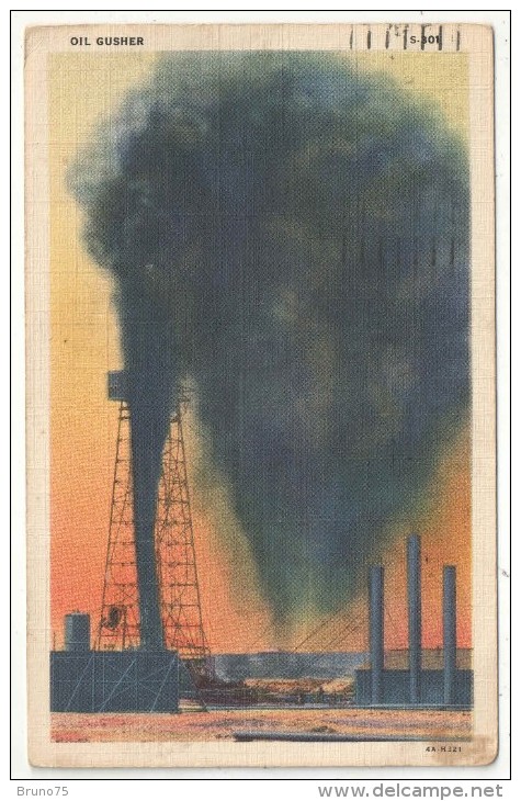 Oil Gusher - 1936 (Houston, Texas Cancellation) - Houston