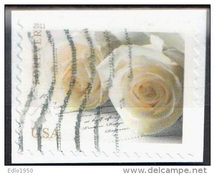 United States 2011 Wedding Roses  Sc #4520 - Mi 4698 - Used - Used Stamps