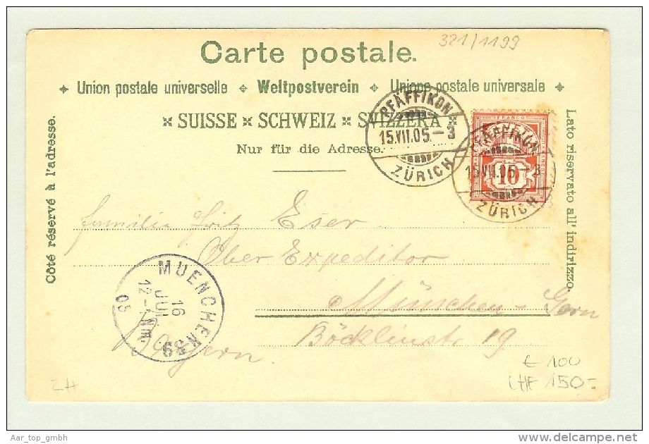 AK ZH Pfäffikon 1905-07-15 Litho E. Jsler # 1156 - Pfäffikon