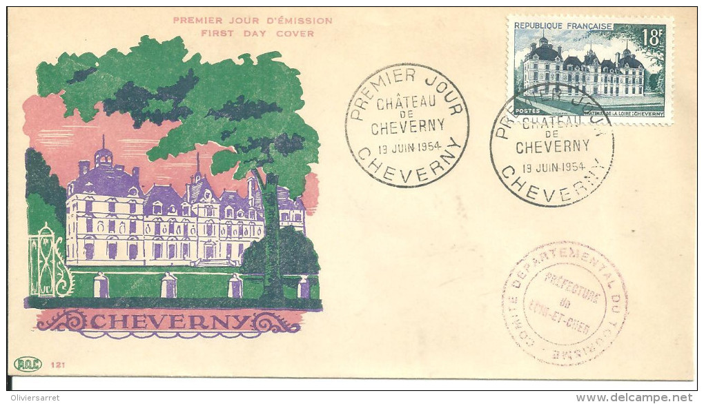 Cheverny 13 06 1954 Le Chateau - 1950-1959