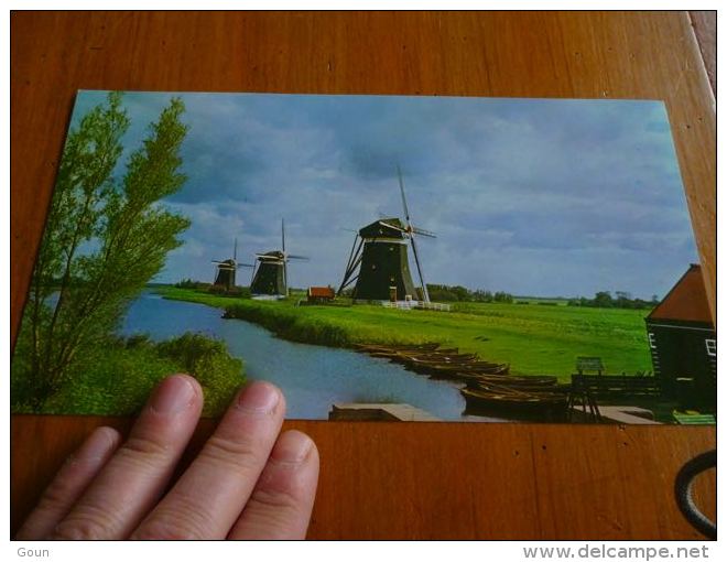 CB6 LC114 KLM Royal Dutch Airlines - Carte Touristique Holland Moulins Molen - Schrijfbenodigdheden