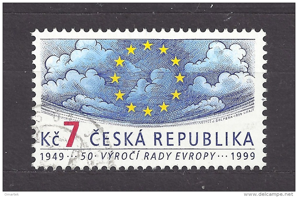 Czech Republic 1999 ⊙ Mi 213 Sc 3087 Council Of Europe 1949-1999. 50th Anniv. Tschechische Republik C.2. - Gebruikt