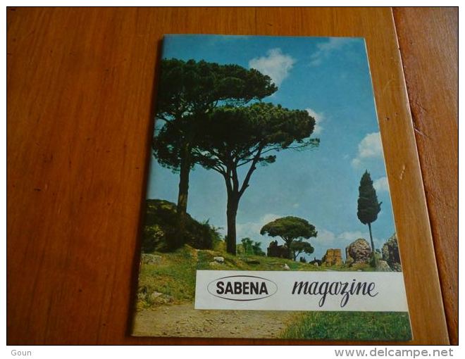 CB6 LC114 Sabena Magazine L'Italie - Flugmagazin