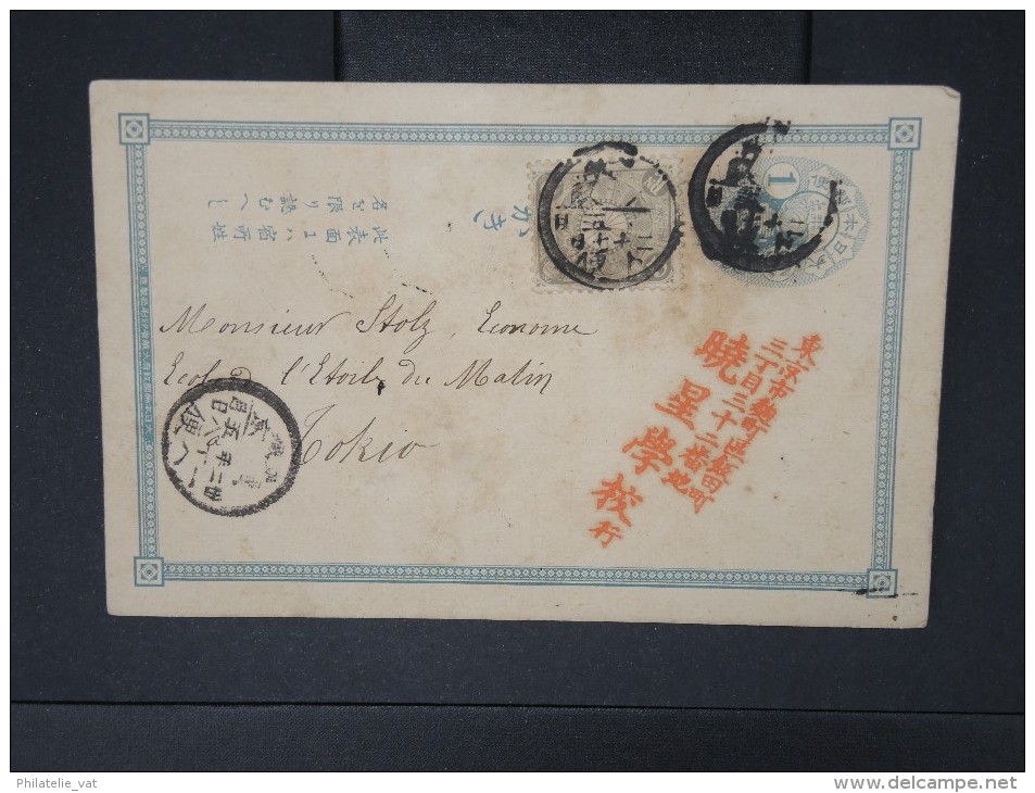 JAPON-Entier Postal De Osaka Pour Tokio  En 1899   A Voir Griffe En Rouge  Lot P5179 - Cartes Postales