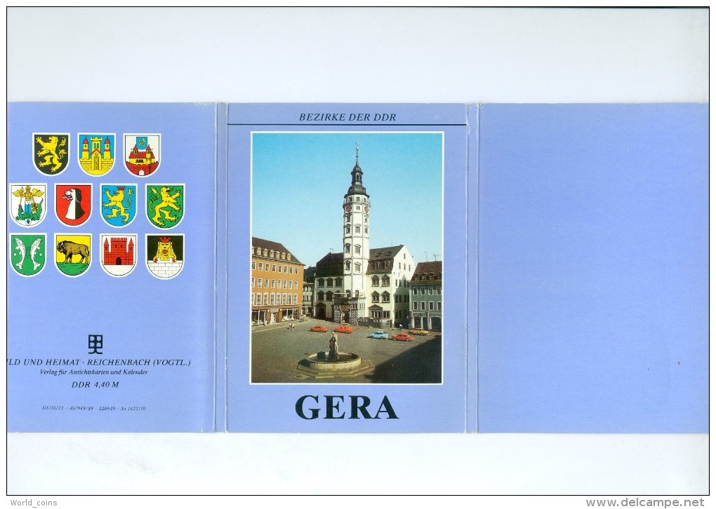 Germany, Gera. 10 Postcards - Gera