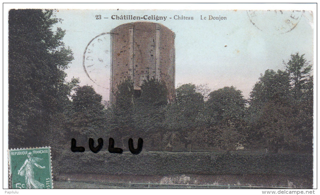 DEPT 45 : Chatillon-Coligny , Chateau Le Donjon - Chatillon Coligny