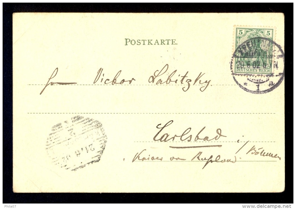 Rheingrafenstein / Year 1902 / Old Postcard Circulated - Bad Muenster A. Stein - Ebernburg