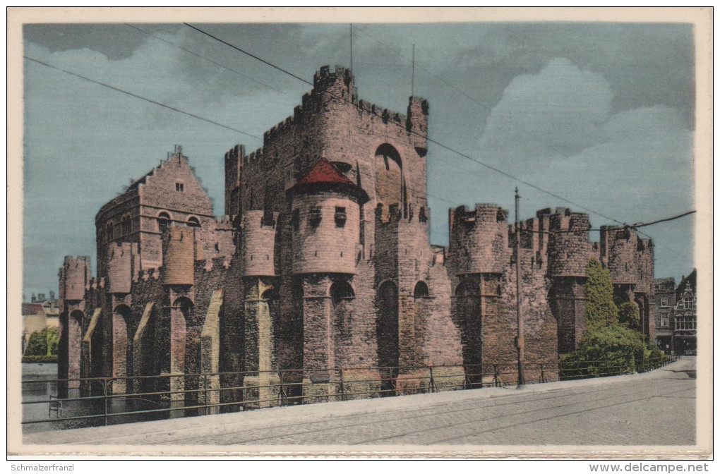 CPA - AK Gand Gent Chateau Des Comtes Gravensteen Belgien Belgique Artcolor - Gent