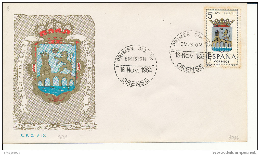 Brief/Carta Spanien/España FDC - Provincia De Orense - Orense - 1964 - Siehe Scan *) - Sonstige & Ohne Zuordnung