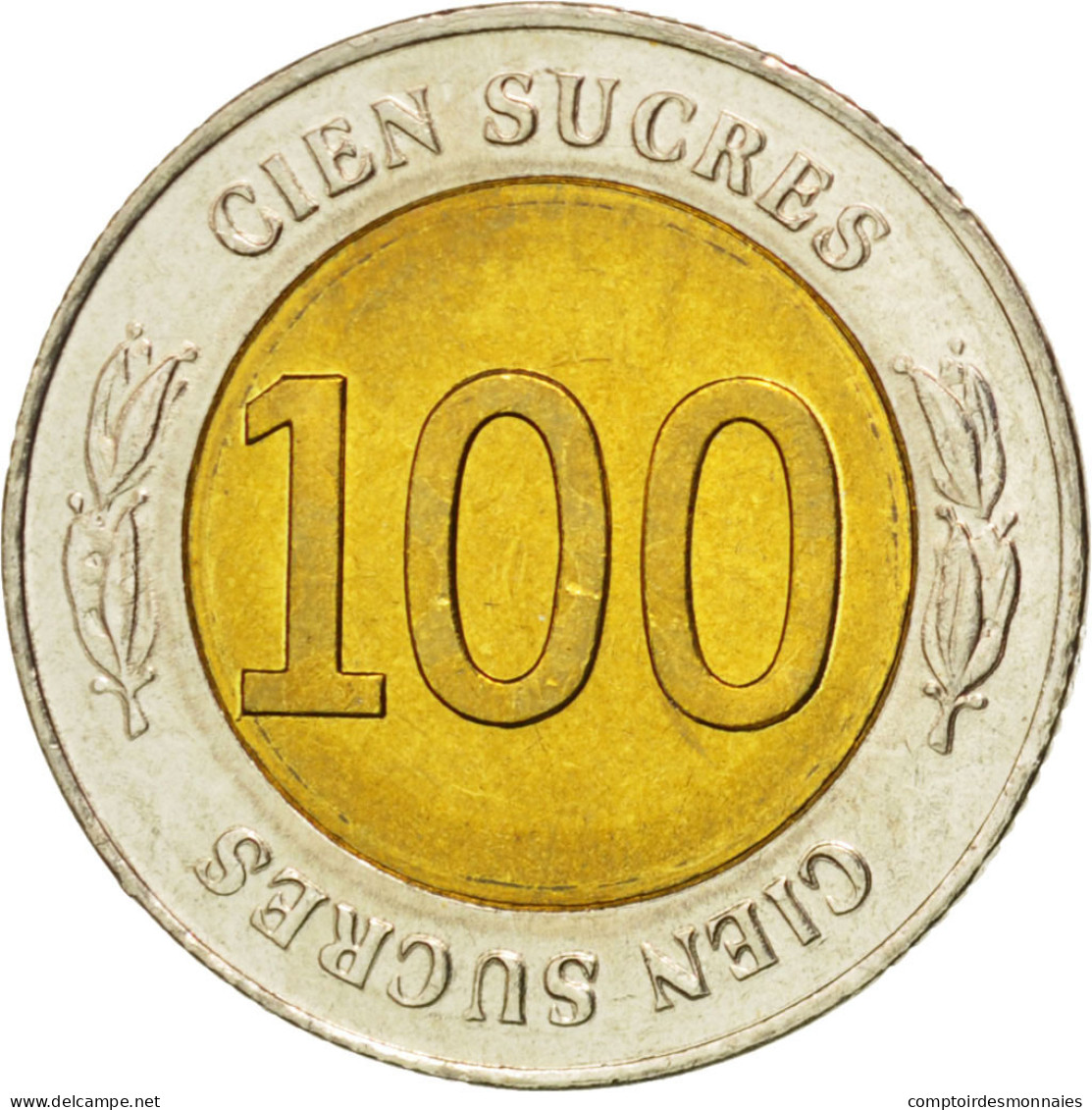 Monnaie, Équateur, 100 Sucres, 1997, SPL, Bi-Metallic, KM:101 - Ecuador