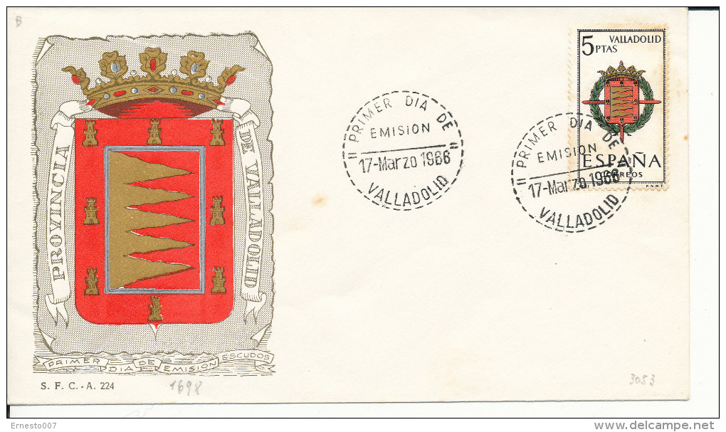 Brief/Carta Spanien/España FDC - Provincia De Valladolid - Valladolid - 1966 - Siehe Scan *) - Sonstige & Ohne Zuordnung