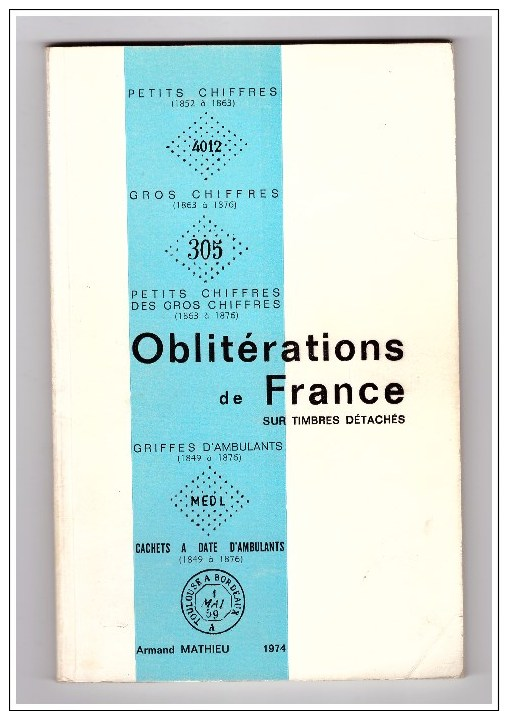 OBLITERATIONS DE FRANCE SUR TIMBRES DETACHES - Philatélie Et Histoire Postale