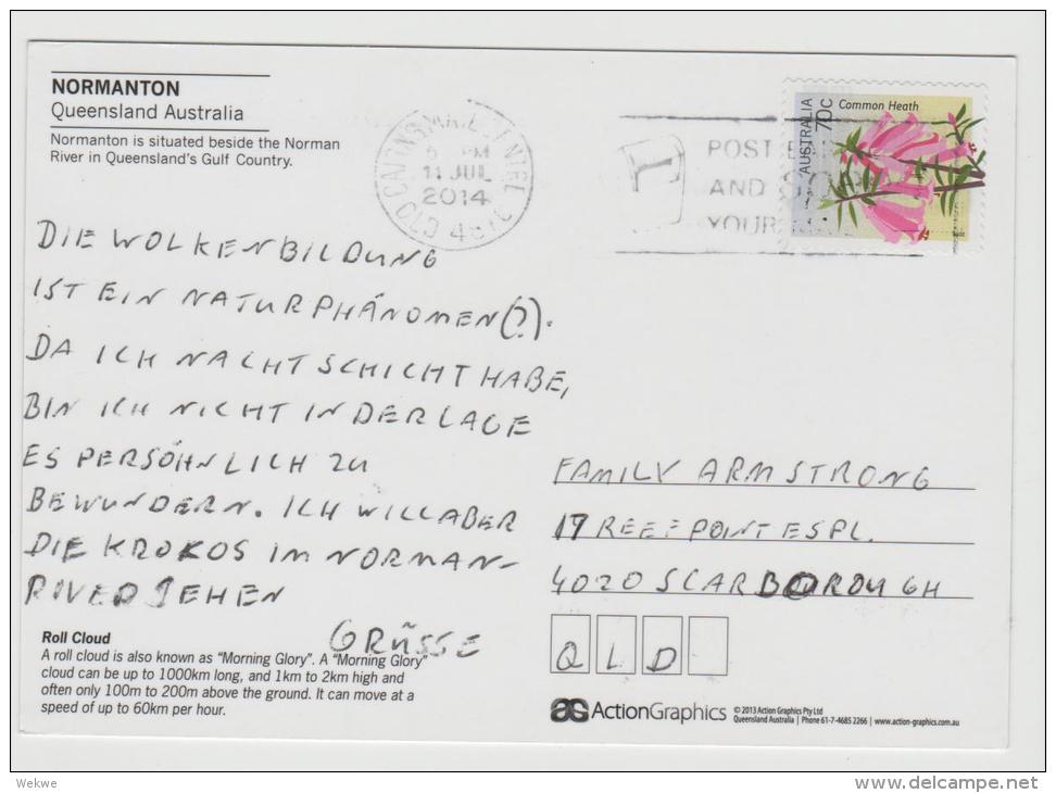 Aus320 / Blühends Heidekraut (Blume, Flor) - Briefe U. Dokumente