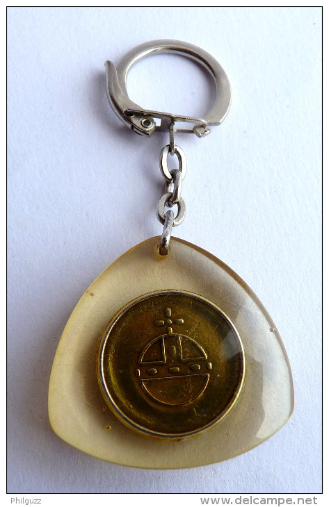 PORTE CLES KEY CHAIN BOURBON - UPLANDSBANKEN - INCLUSION MEDAILLE MONNAIE - Portachiavi