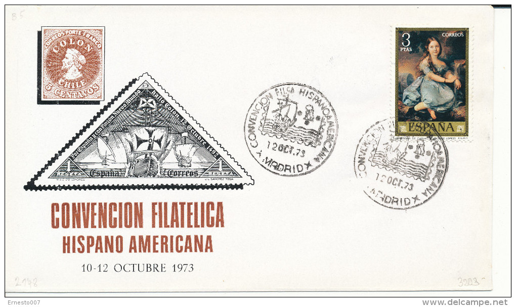 Brief/Carta Spanien/España - Convencion Filatelica Hispano Americana - Madrid - 1973 - Siehe Scan *) - Sonstige & Ohne Zuordnung