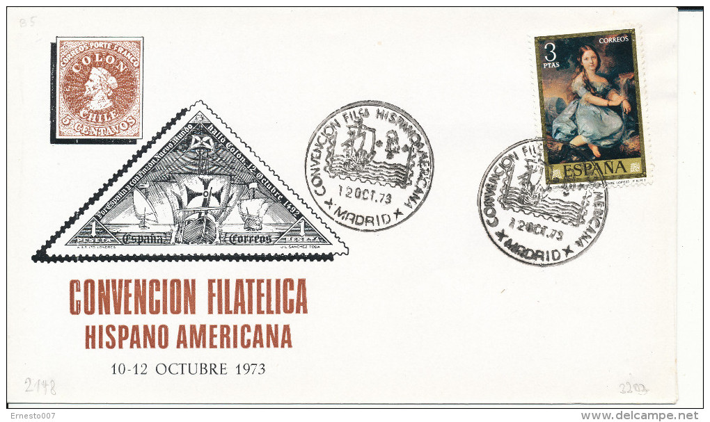 Brief/Carta Spanien/España - Convencion Filatelica Hispano Americana - Madrid - 1973 - Siehe Scan *) - Sonstige & Ohne Zuordnung