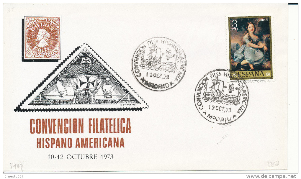 Brief/Carta Spanien/España - Convencion Filatelica Hispano Americana - Madrid - 1973 - Siehe Scan *) - Sonstige & Ohne Zuordnung