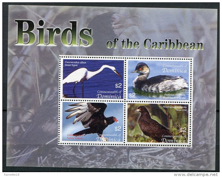 Dominica             3138/3141  **    Oiseaux - Dominica (...-1978)