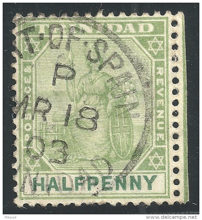 Trinidad Victoria 1/2d 1901 - Used - Trinidad & Tobago (...-1961)