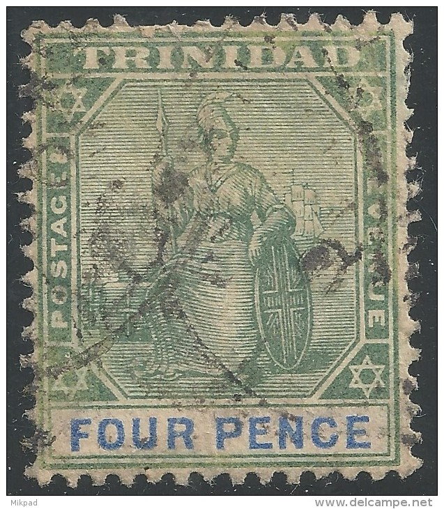Trinidad Victoria 4d 1901 - Used - Trinidad & Tobago (...-1961)