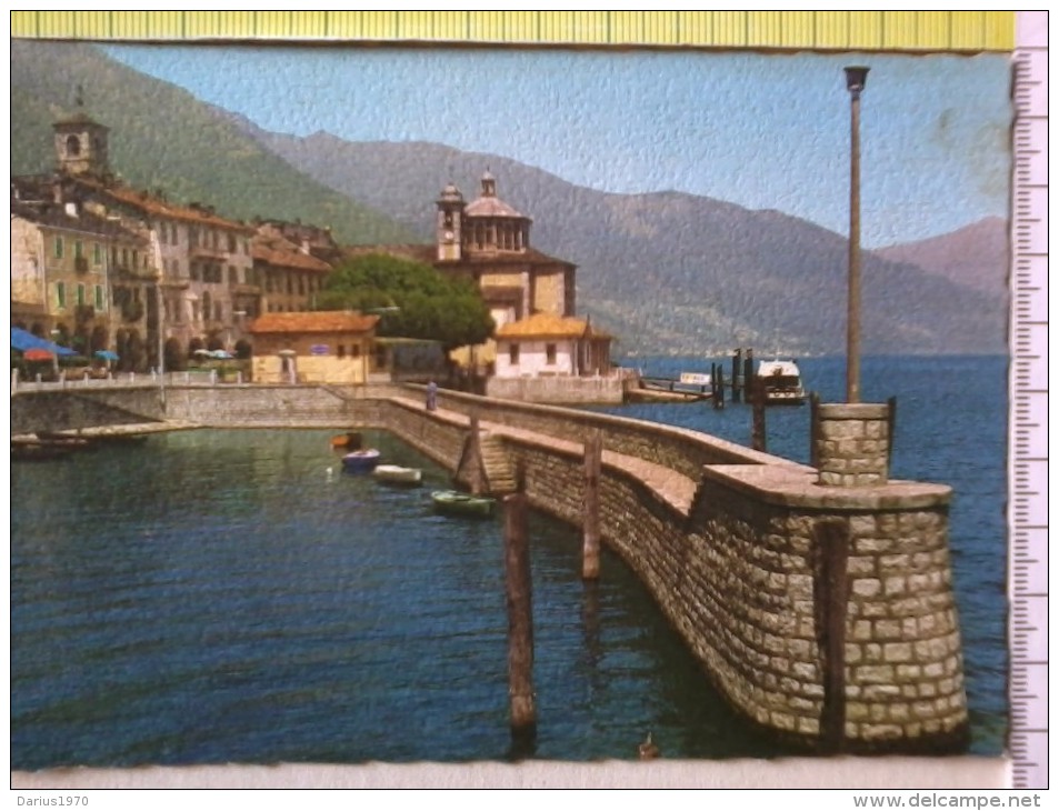 Cart.-  Lago Maggiore - Cannobio .- Porticciolo E Imbarcadero- Panorama. - Novara