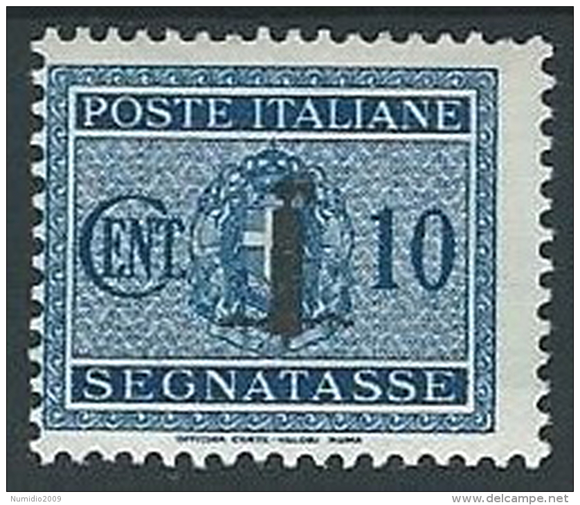 1944 RSI SEGNATASSE FASCETTO 10 CENT MH * - W188 - Taxe