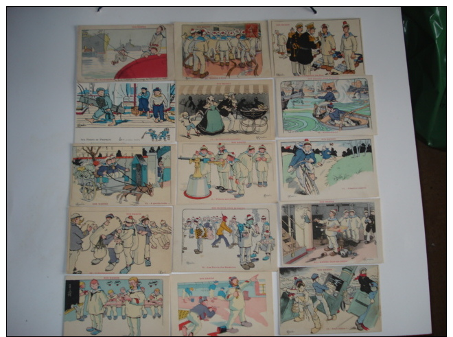 Beau Lot De 45 Cpa Illustree Et Signee " H.gervese " Toutes Scannees ..voir Photos - Gervese, H.