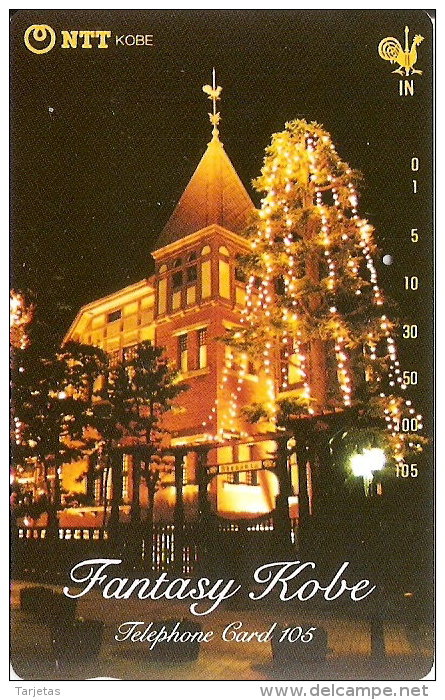 TARJETA DE JAPON DE NAVIDAD EN KOBE DE 105 UNITS (330-247-1989) CHRISTMAS - Japón