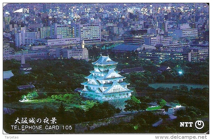 TARJETA DE JAPON DE UN PALACIO DE 105 UNITS (330-177-1989) - Japón