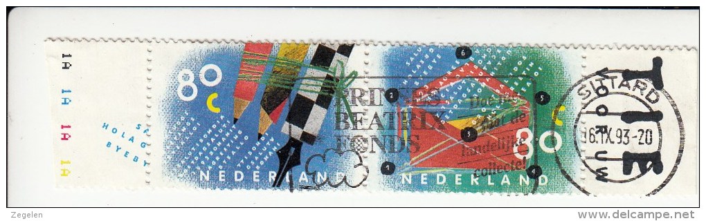 Nederland Cat. NVPH 1571/1572 Paar Gestempeld - Used Stamps