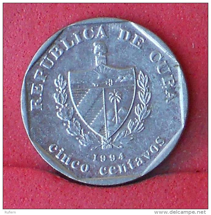 CUBA  5  CENTAVOS  1994   KM# 575,1  -    (Nº11702) - Cuba