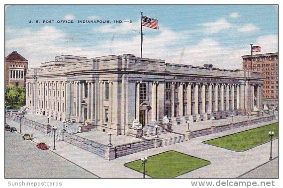 U S Post Office Indianapolis Indiana 1949 - Indianapolis