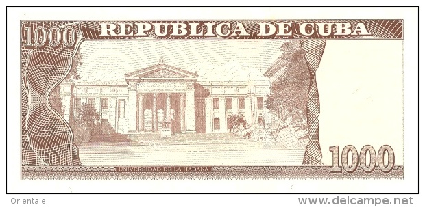 CUBA P. 132 1000 P 2010 UNC - Cuba