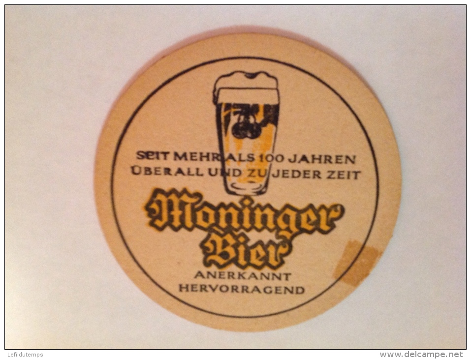 Sous Bock Bière Moninger Bier Karlsruhe - Beer Mats