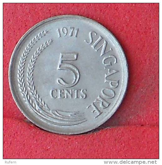 SINGAPORE  5  CENTS  1971   KM# 2  -    (Nº11721) - Singapur