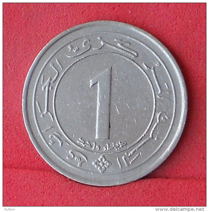 ALGERIA   1  DINAR  1987   KM# 117  -    (Nº11726) - Algérie